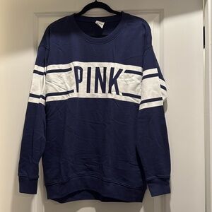 VS Pink fleece crewneck sweatshirt